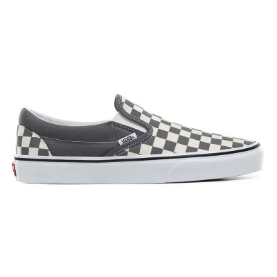 Vans Checkerboard Classic Slip-On - Kadın Slip-On Ayakkabı (Beyaz)